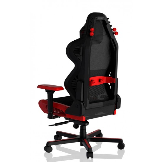 DXRACER AIR PRO R1S BREATHABLE MESH WITH LUMBAR SUPPORT PILLOW GAMING CHAIR BLACK RED